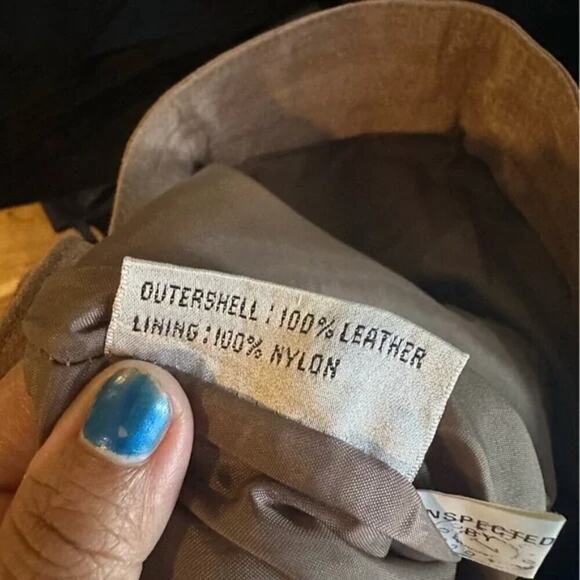 Global Identity Tan Leather Skirt – Women’s 12 – Classic Chic - Picture 5 of 8